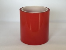 Red PET Silicone Adhesive Tape – 155℃ Masking for Paint Baking & Oven